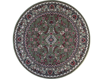 Nain Klassiek - Rond - Laagpolig Oosters Vloerkleed - Vintage Tapijt - Groen