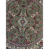 Nain Klassiek - Rond - Laagpolig Oosters Vloerkleed - Vintage Tapijt - Groen