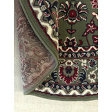 Nain Klassiek - Rond - Laagpolig Oosters Vloerkleed - Vintage Tapijt - Groen