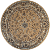 Nain Klassiek - Rond - Laagpolig Oosters Vloerkleed - Vintage Tapijt - Beige