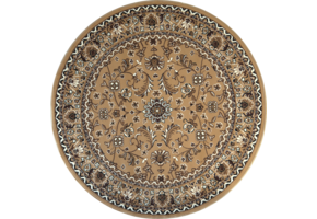 Nain Klassiek - Rond - Laagpolig Oosters Vloerkleed - Vintage Tapijt - Beige