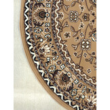 Nain Klassiek - Rond - Laagpolig Oosters Vloerkleed - Vintage Tapijt - Beige