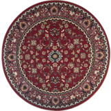 Klassiek Rood Oosters Rond Vloerkleed – Nain Collectie - Traditioneel Vintage Tapijt