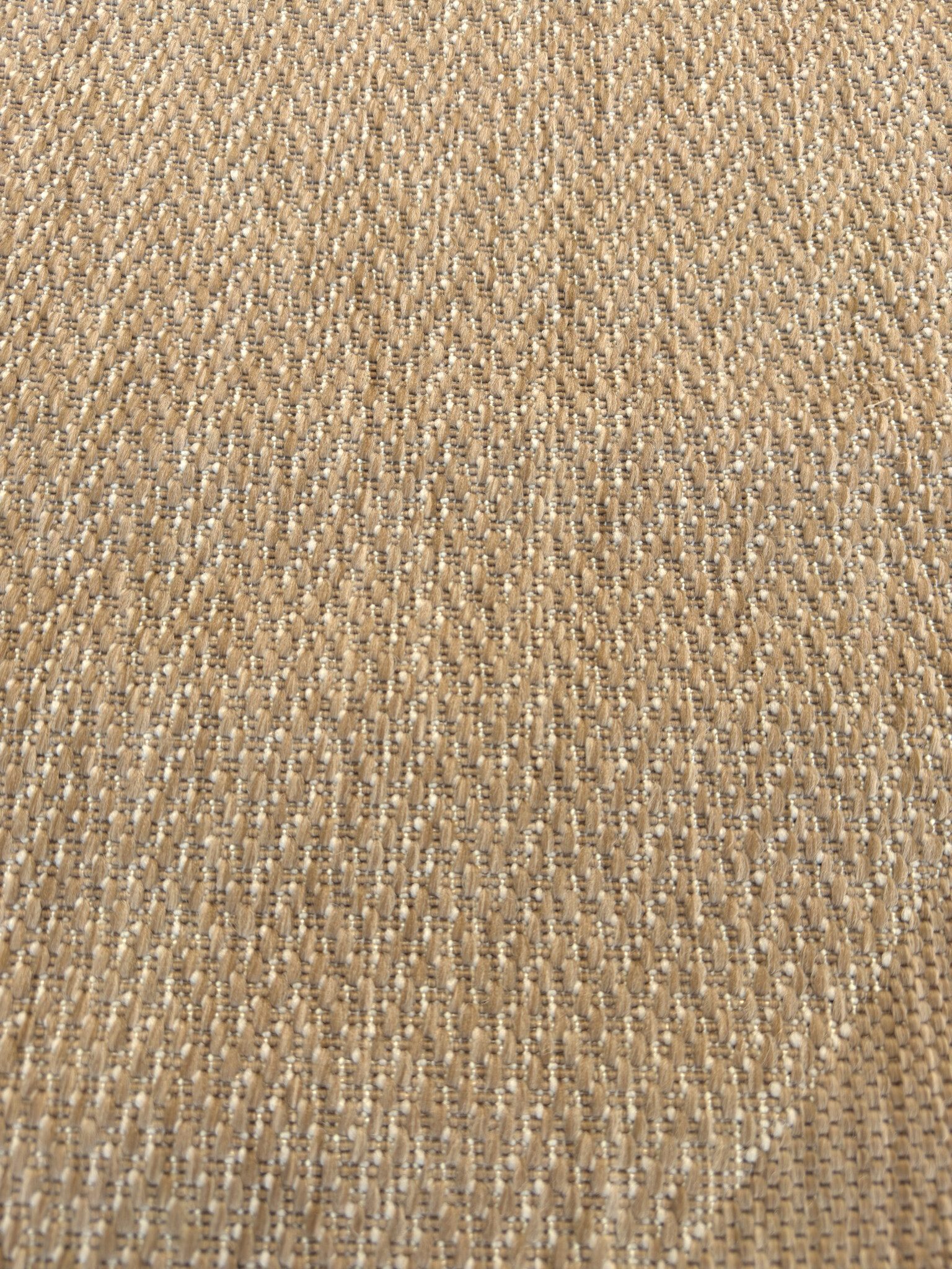 Brussels Kader Buitenkleed – Ovaal - Effen Indoor & Outdoor Vloerkleed – Tuinkleed, Balkonkleed – Jute Beige