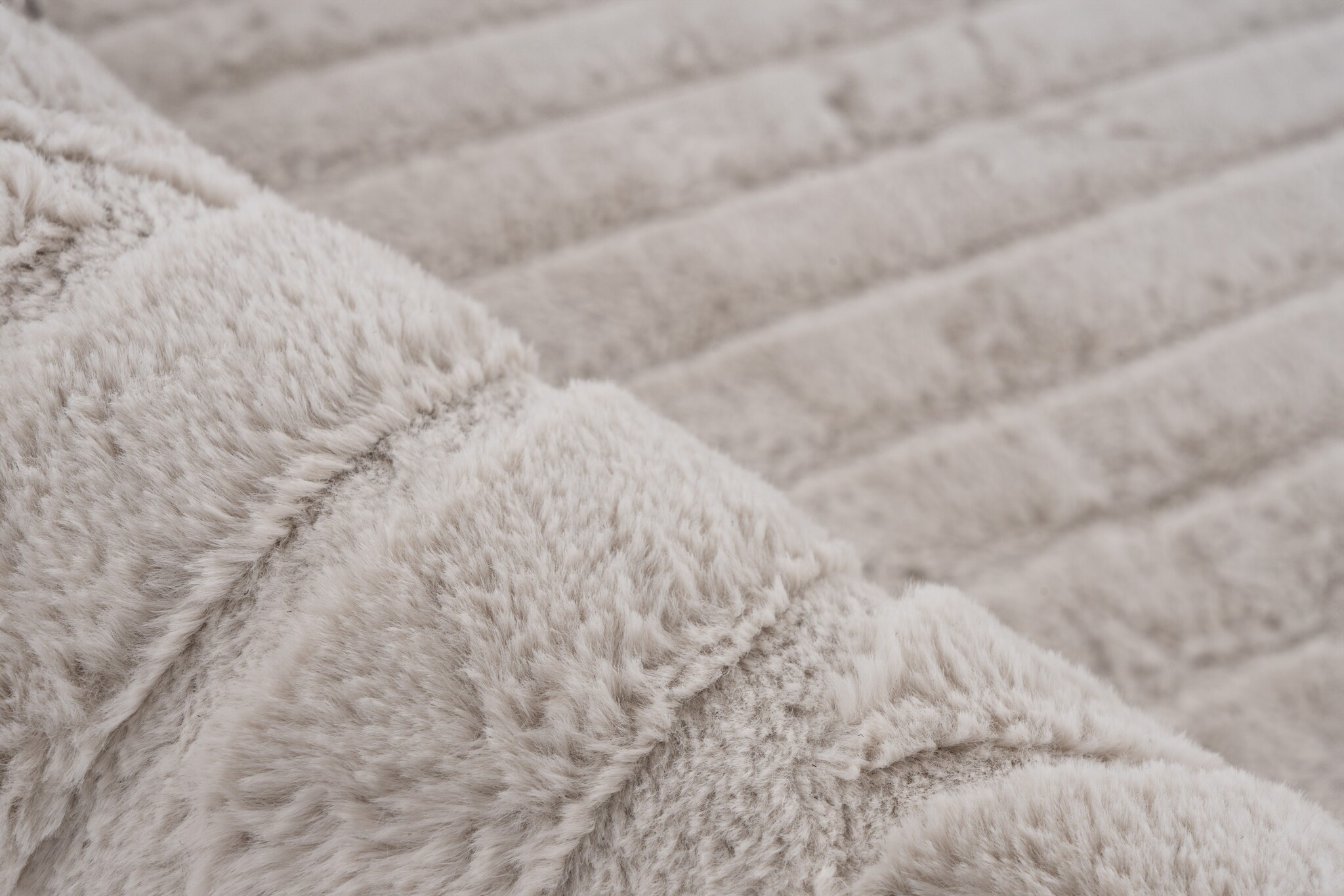 Comfort Japandi - Fluffy Vloerkleed - Taupe - Effen - 3D Effect & Soft Touch