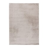 Comfort Japandi - Fluffy Vloerkleed - Taupe - Effen - 3D Effect & Soft Touch