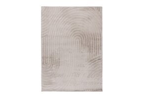 Comfort Japandi - Fluffy Vloerkleed - Taupe - Effen - 3D Effect & Soft Touch