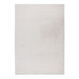 Comfort Japandi - Fluffy Vloerkleed - Creme - Effen - 3D Effect & Soft Touch