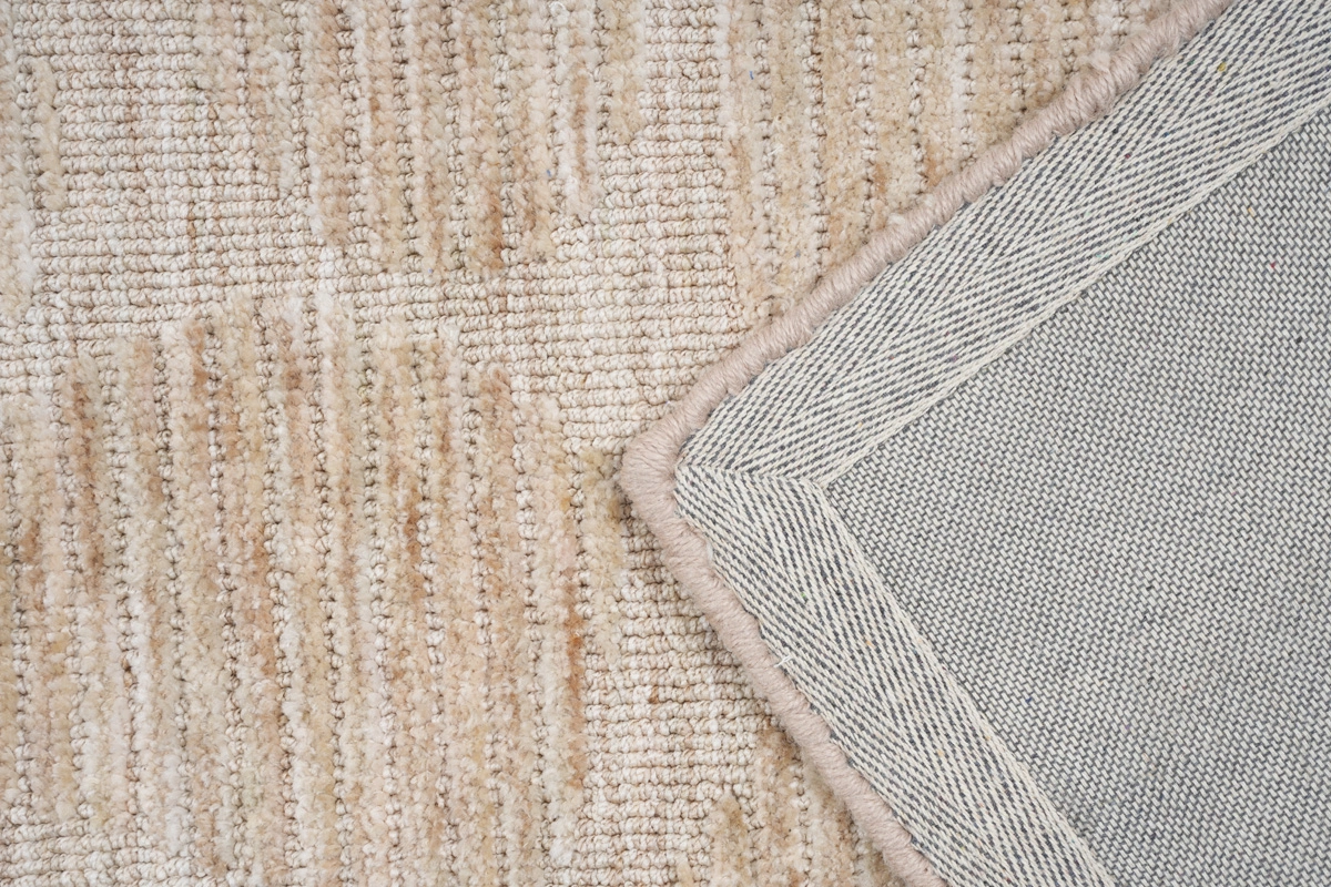 Outlet - Atmore Spots Geweven Vloerkleed Laagpolig Beige