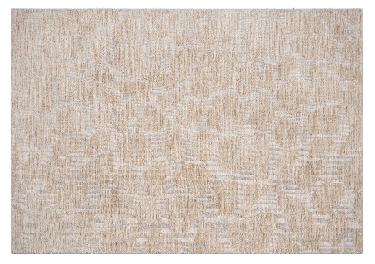 Outlet - Atmore Spots Geweven Vloerkleed Laagpolig Beige