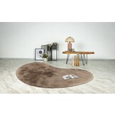 Heaven Soft Organisch Hoogpolig Fluffy Vloerkleed Taupe