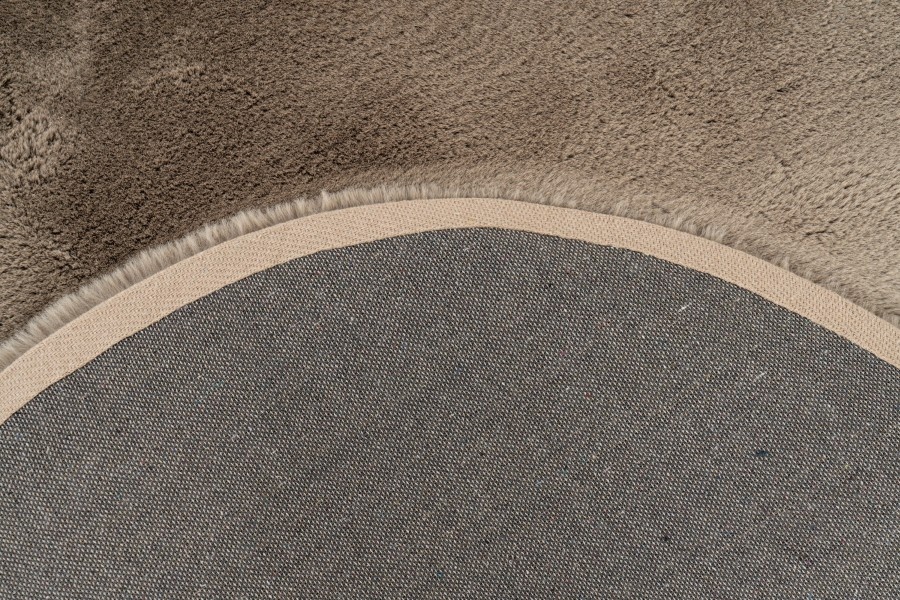 Heaven Soft Organisch Hoogpolig Fluffy Vloerkleed Taupe
