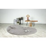 Heaven Soft Organisch - Fluffy Vloerkleed - Hoogpolig, 100% Polyester, Super Soft Touch - Zilver