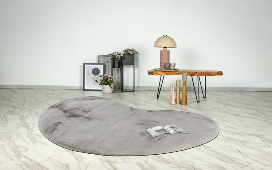 Heaven Soft Organisch - Fluffy Vloerkleed - Hoogpolig, 100% Polyester, Super Soft Touch - Zilver