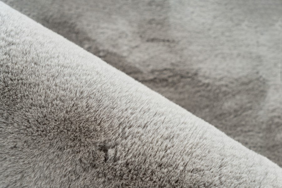 Heaven Soft Organisch - Fluffy Vloerkleed - Hoogpolig, 100% Polyester, Super Soft Touch - Zilver