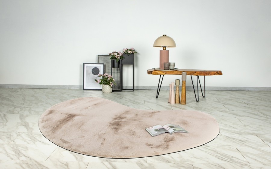 Heaven Soft Organisch Hoogpolig Fluffy Vloerkleed Lichttaupe