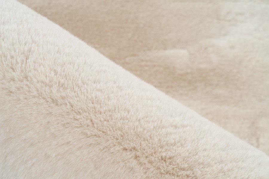 Heaven Soft Organisch Hoogpolig Fluffy Vloerkleed Crème