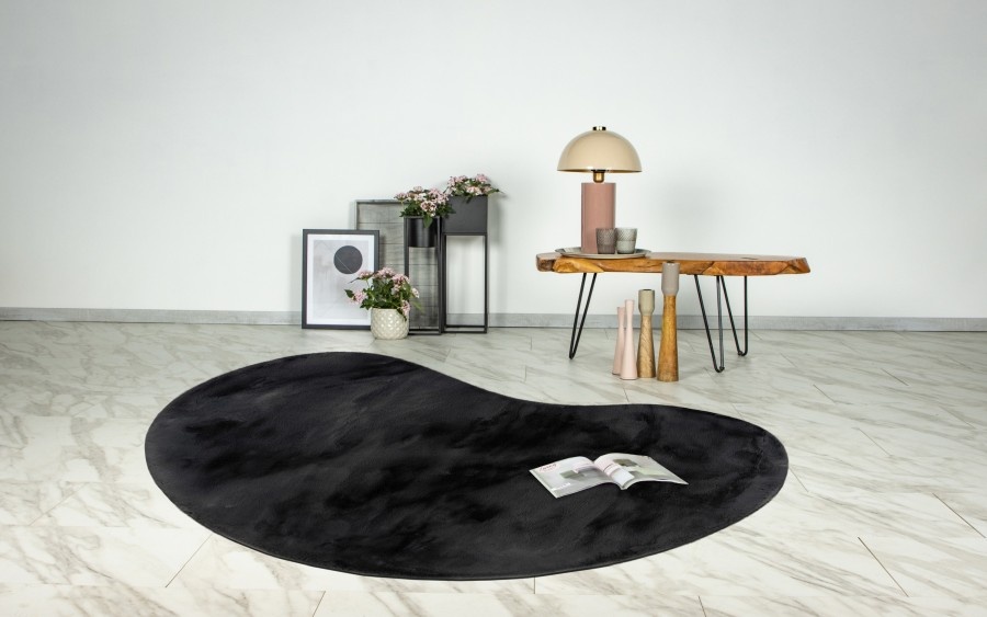 Heaven Soft Organisch - Fluffy Vloerkleed - Hoogpolig, 100% Polyester, Super Soft Touch - Antraciet