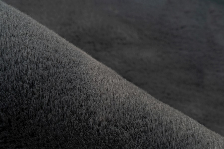 Heaven Soft Organisch - Fluffy Vloerkleed - Hoogpolig, 100% Polyester, Super Soft Touch - Antraciet