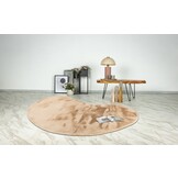 Heaven Soft Organisch Hoogpolig Fluffy Vloerkleed Beige