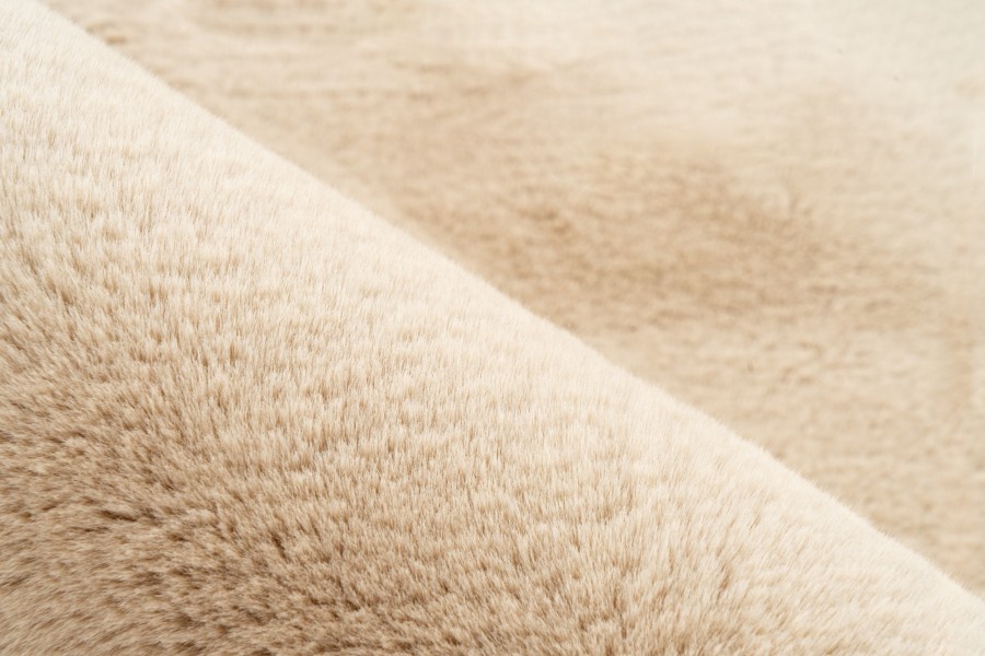 Heaven Soft Organisch Hoogpolig Fluffy Vloerkleed Beige