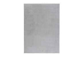 Plush Soft - Fluffy Vloerkleed - 3D Effect, Hoogpolig, 100% Polyester, Super Soft Touch - Zilver