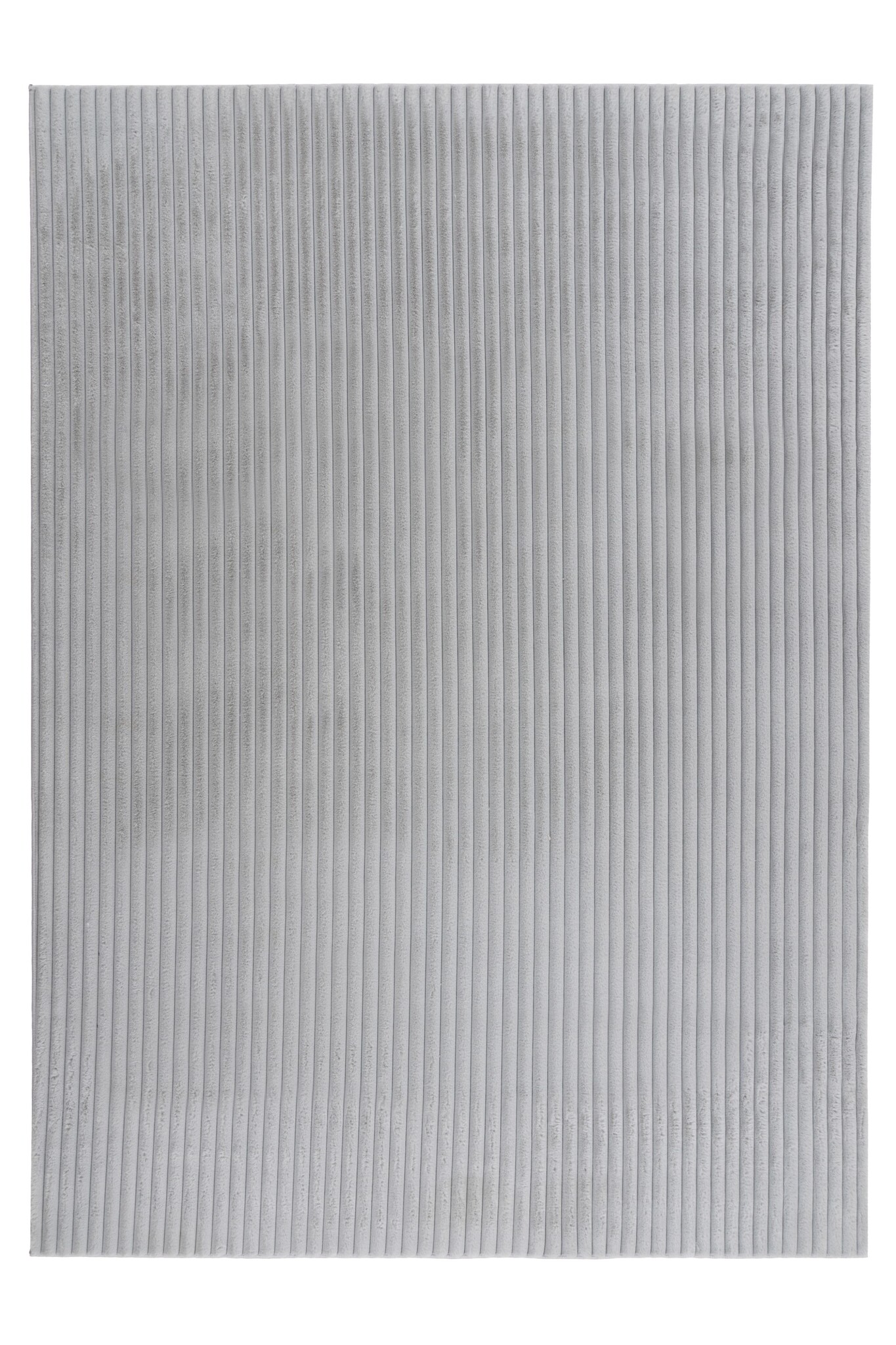 Plush Soft - Fluffy Vloerkleed - 3D Effect, Hoogpolig, 100% Polyester, Super Soft Touch - Zilver