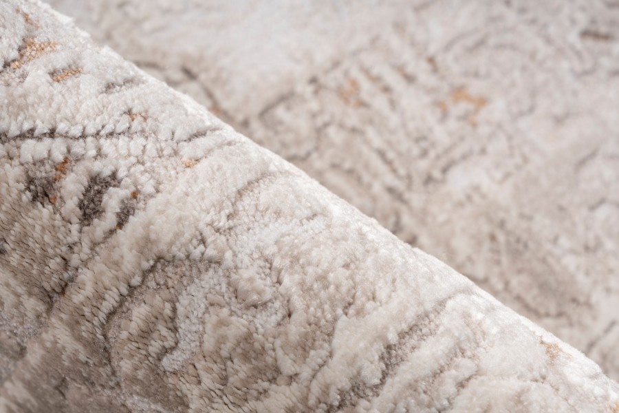 Paris Antik Laagpolig Velvet Vloerkleed Taupe/Beige