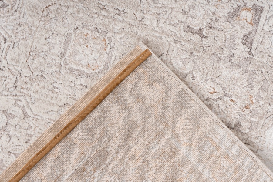Paris Antik Laagpolig Velvet Vloerkleed Taupe/Beige