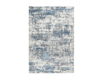 Paris Fashion - Designer Vloerkleed - Laagpolig, Luxe 3D Effect, Velours, Polyester - Blauw