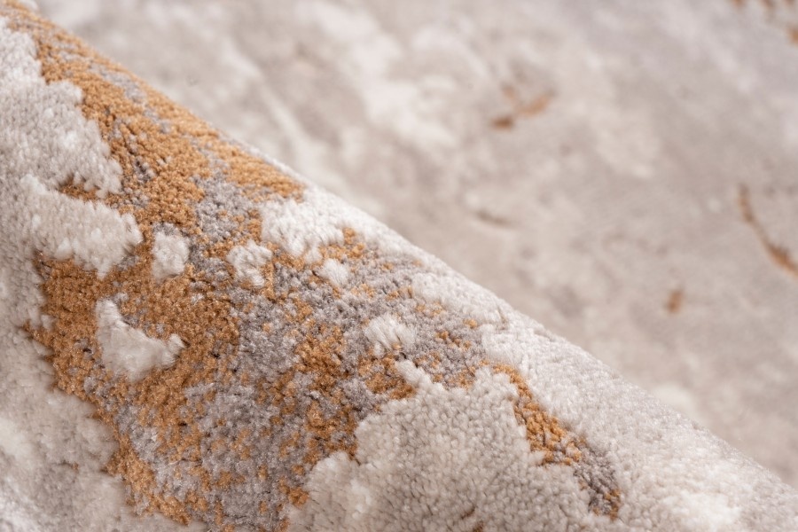 Paris Fashion - Designer Vloerkleed - Laagpolig, Luxe 3D Effect, Velours, Polyester - Beige
