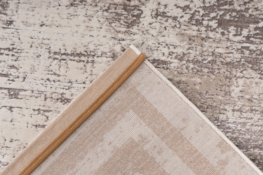 Paris - Designer Vloerkleed - Laagpolig, Luxe 3D Effect, Velours, Polyester - Taupe