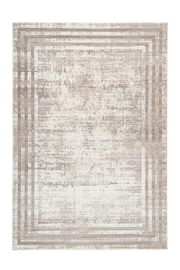 Paris - Designer Vloerkleed - Laagpolig, Luxe 3D Effect, Velours, Polyester - Taupe