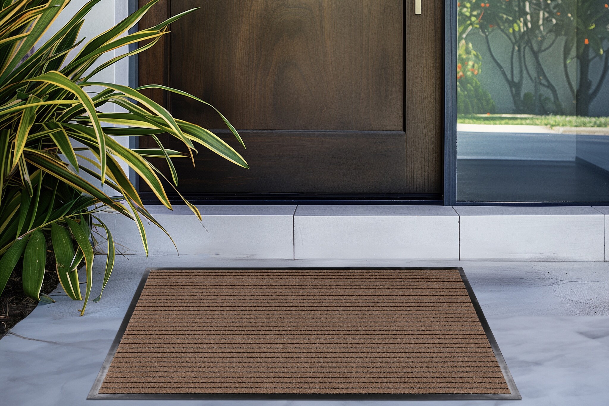 Droogloopmat Breda - Deurmat Binnen – 100% Polyamide, Sterk & Duurzaam - Beige