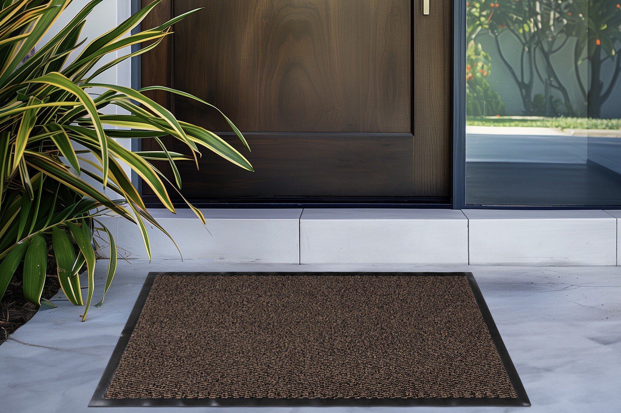 Droogloopmat Rotterdam - Deurmat Binnen – 100% Polyamide, Sterk & Duurzaam - Beige