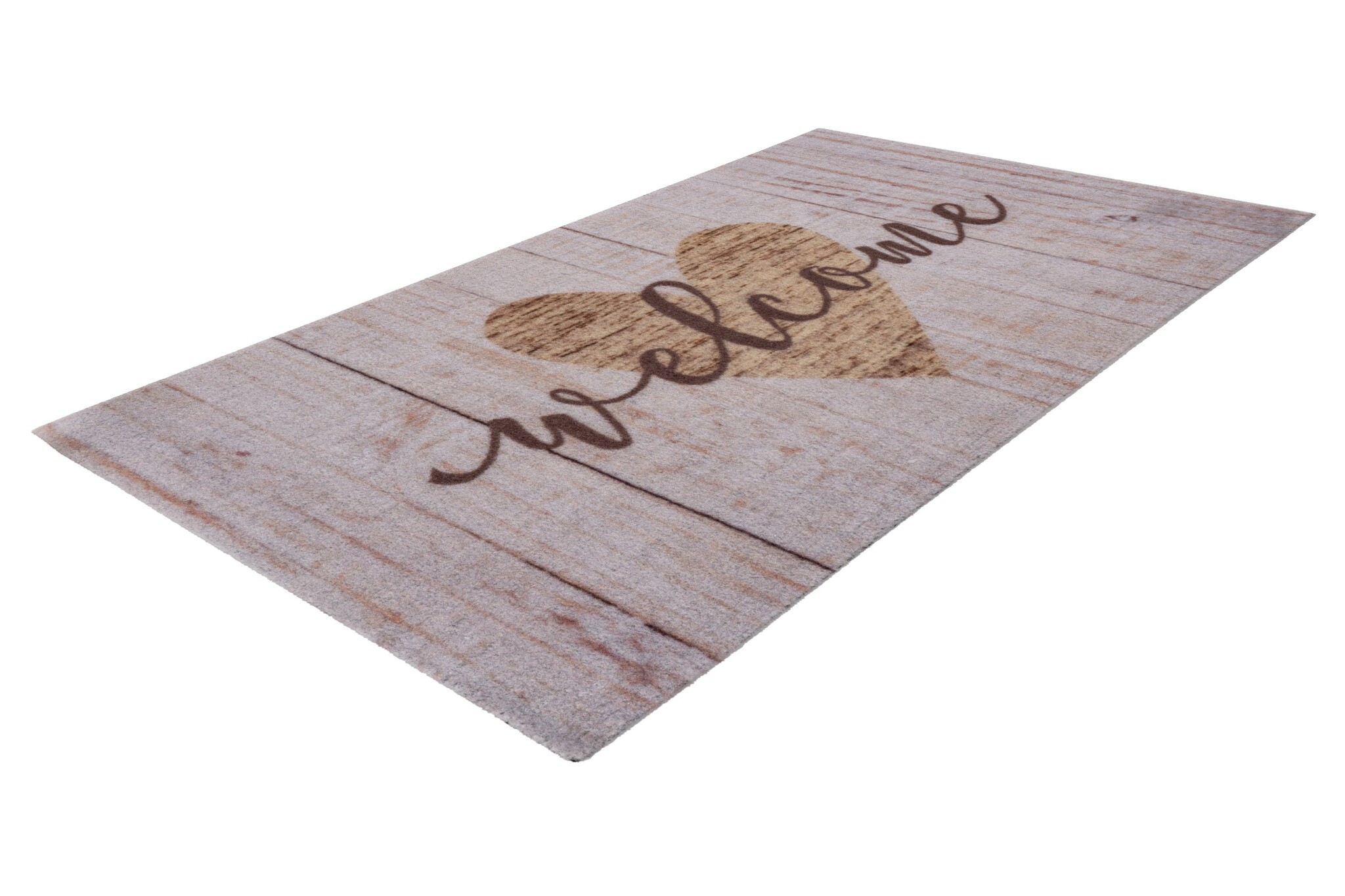 Wasbare Deurmat Binnen – Welcome – Anti-slip & Absorberend, Voor Hal of Entree - Beige