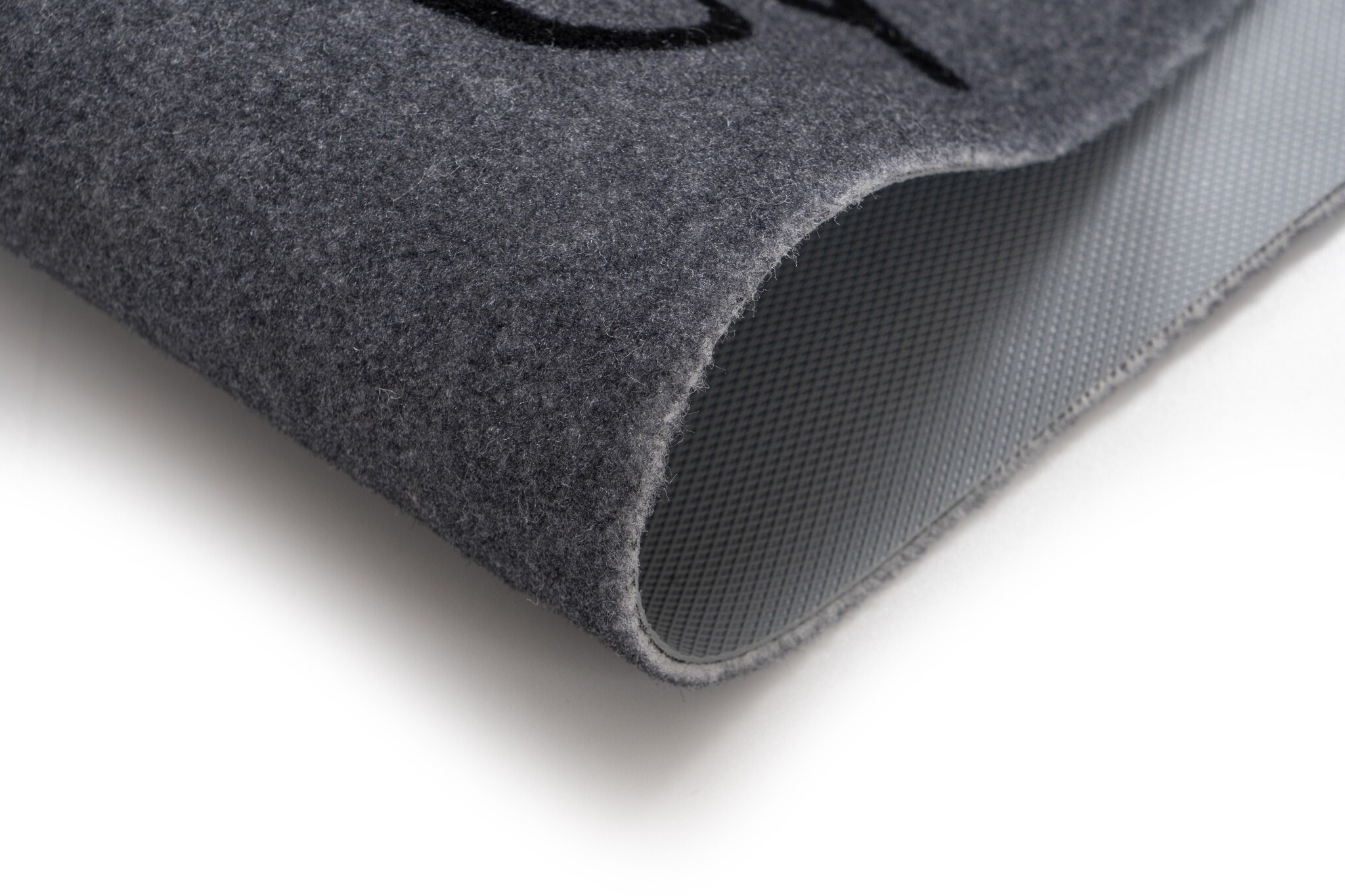 Wasbare Deurmat Binnen – Hello / Bye – Anti-slip & Absorberend, Voor Hal of Entree - Zwart