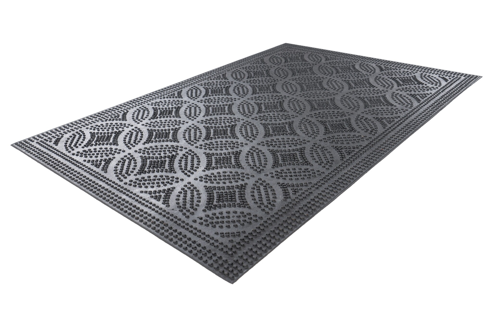 Rubber Mat Buitenmat – Weerbestendig – Deurmat voor Buiten - Zwart