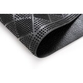 Rubber Mat Buitenmat – Weerbestendig – Deurmat voor Buiten - Zwart