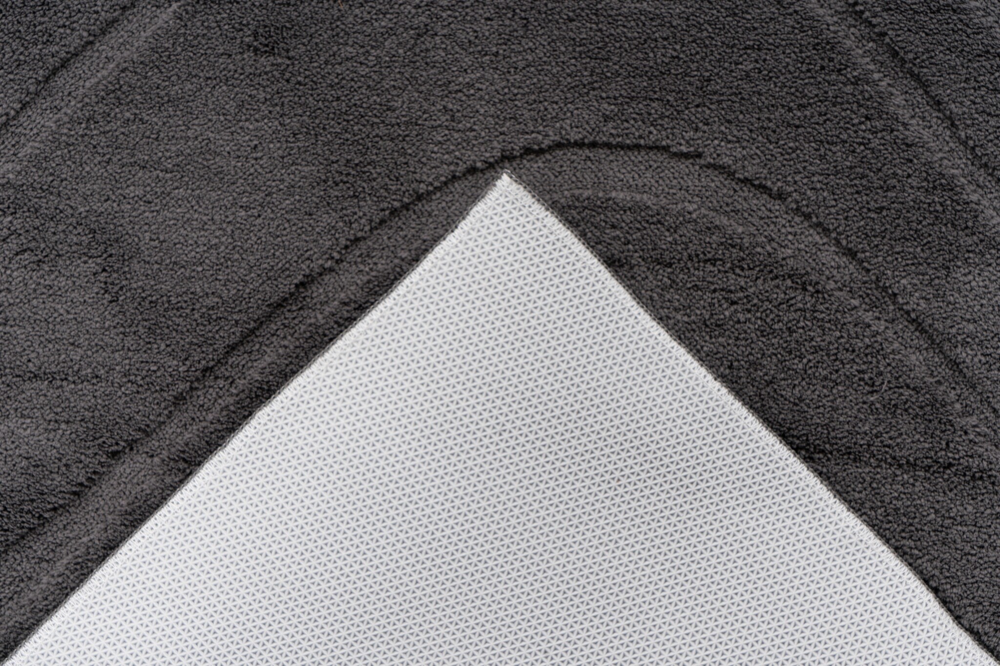 Lina Luxe Badmat – Fluffy - Hotelkwaliteit – Wasbaar & Anti-slip – 100% Polyester, Soft Touch – Grijs