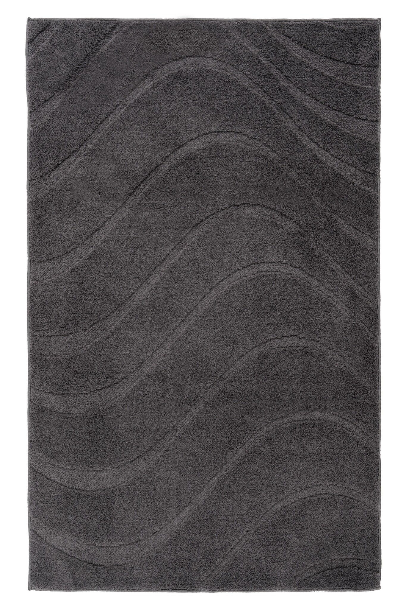 Lina Luxe Badmat – Fluffy - Hotelkwaliteit – Wasbaar & Anti-slip – 100% Polyester, Soft Touch – Grijs