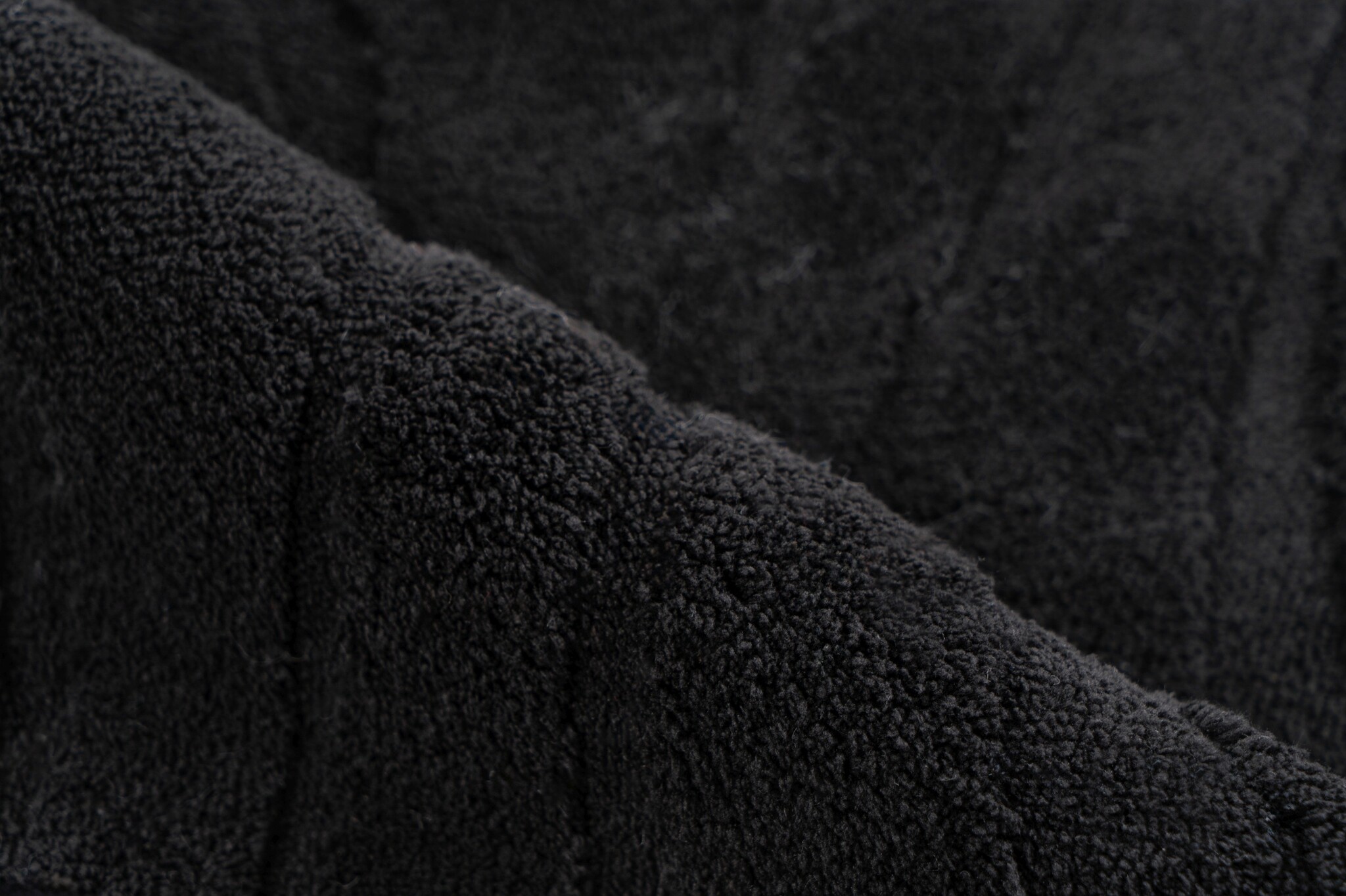 Lina Luxe Badmat – Fluffy - Hotelkwaliteit – Wasbaar & Anti-slip – 100% Polyester, Soft Touch – Zwart