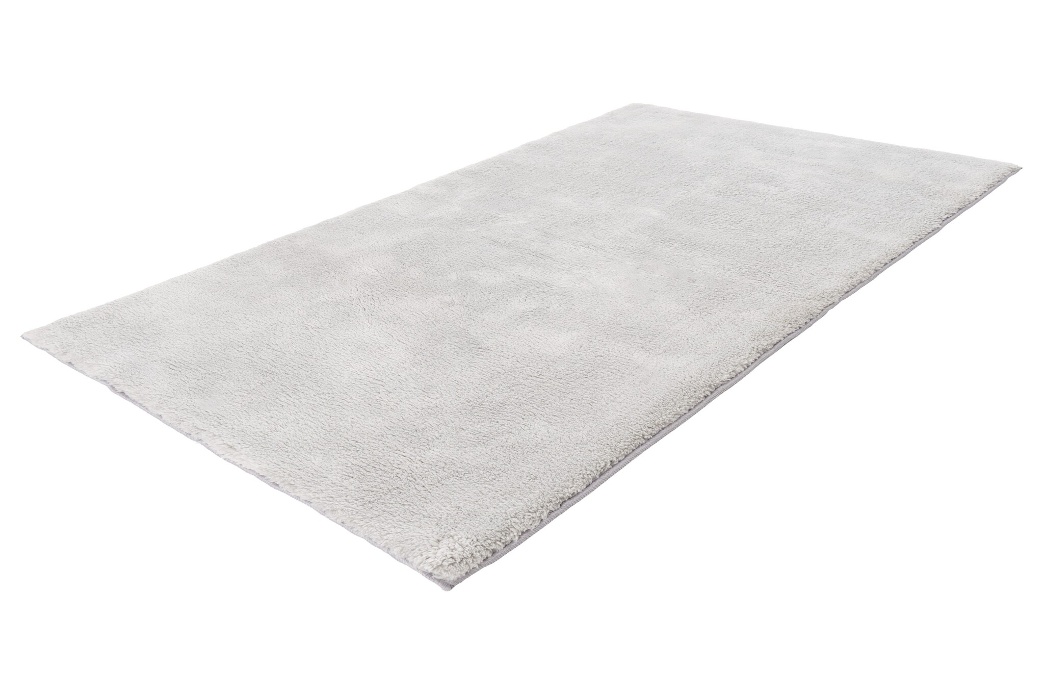 Luxe Badmat – Fluffy - Hotelkwaliteit – Wasbaar & Anti-slip – 100% Polyester, Soft Touch – Zilver