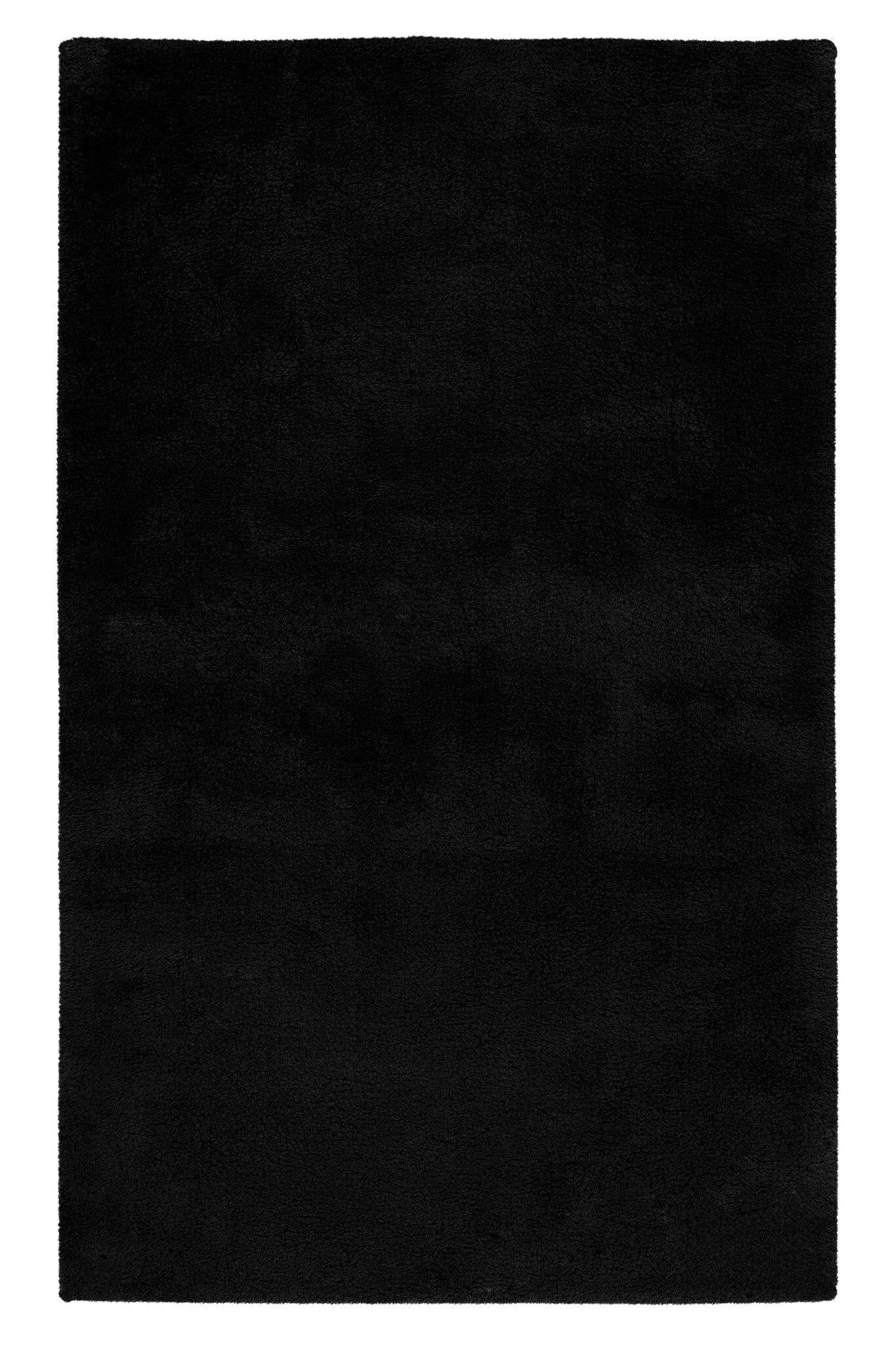 Luxe Badmat – Fluffy - Hotelkwaliteit – Wasbaar & Anti-slip – 100% Polyester, Soft Touch – Zwart