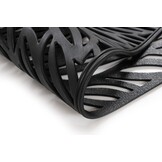 Lagos Rubber - Deurmat - Buitenmat – Zwart - Slijtvast & 100% Rubber