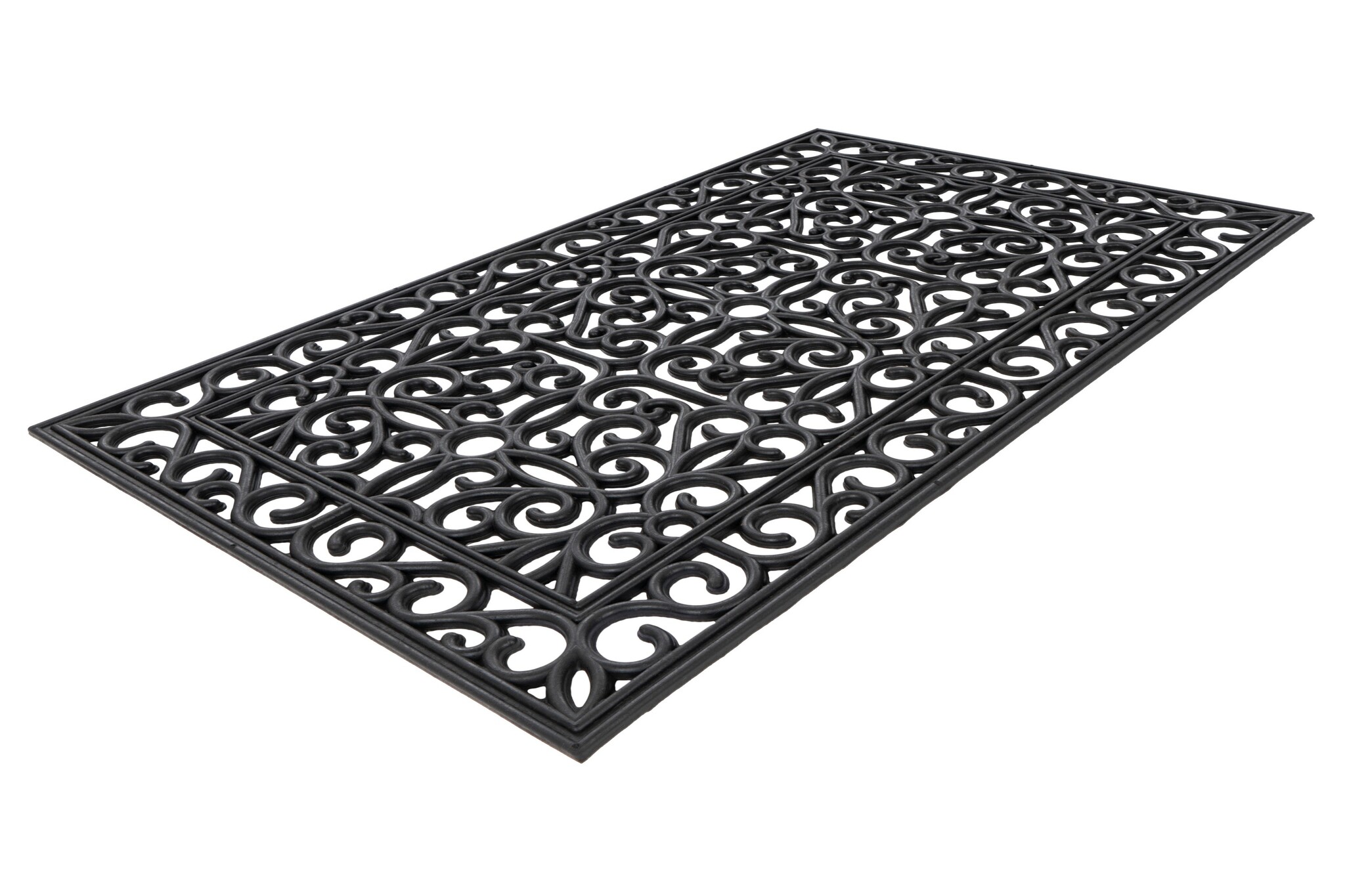 Lagos Rubber - Deurmat - Buitenmat – Zwart - Slijtvast & 100% Rubber
