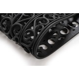 Lagos Rubber - Deurmat - Buitenmat – Zwart - Slijtvast & 100% Rubber