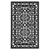 Lagos Rubber - Deurmat - Buitenmat – Zwart - Slijtvast & 100% Rubber