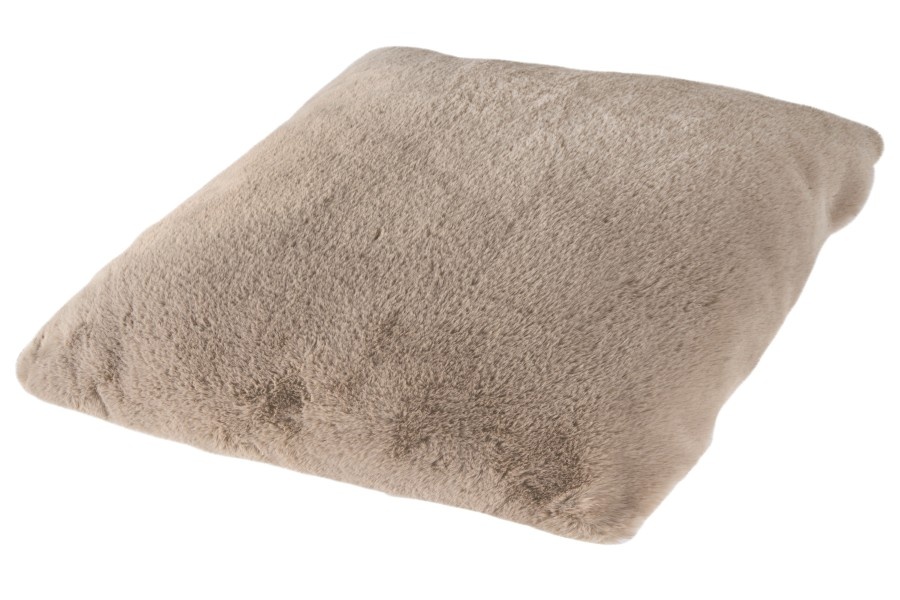 Heaven Soft - Fluffy Kussen - Hoogpolig, 100% Polyester, Super Soft Touch - Licht Taupe