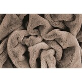 Heaven Soft Plaid- Fluffy Deken - Hoogpolig, 100% Polyester, Super Soft Touch - Licht Taupe